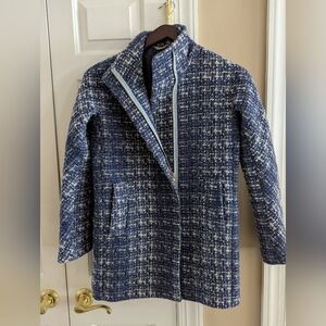 JCrew Tweed City Coat
